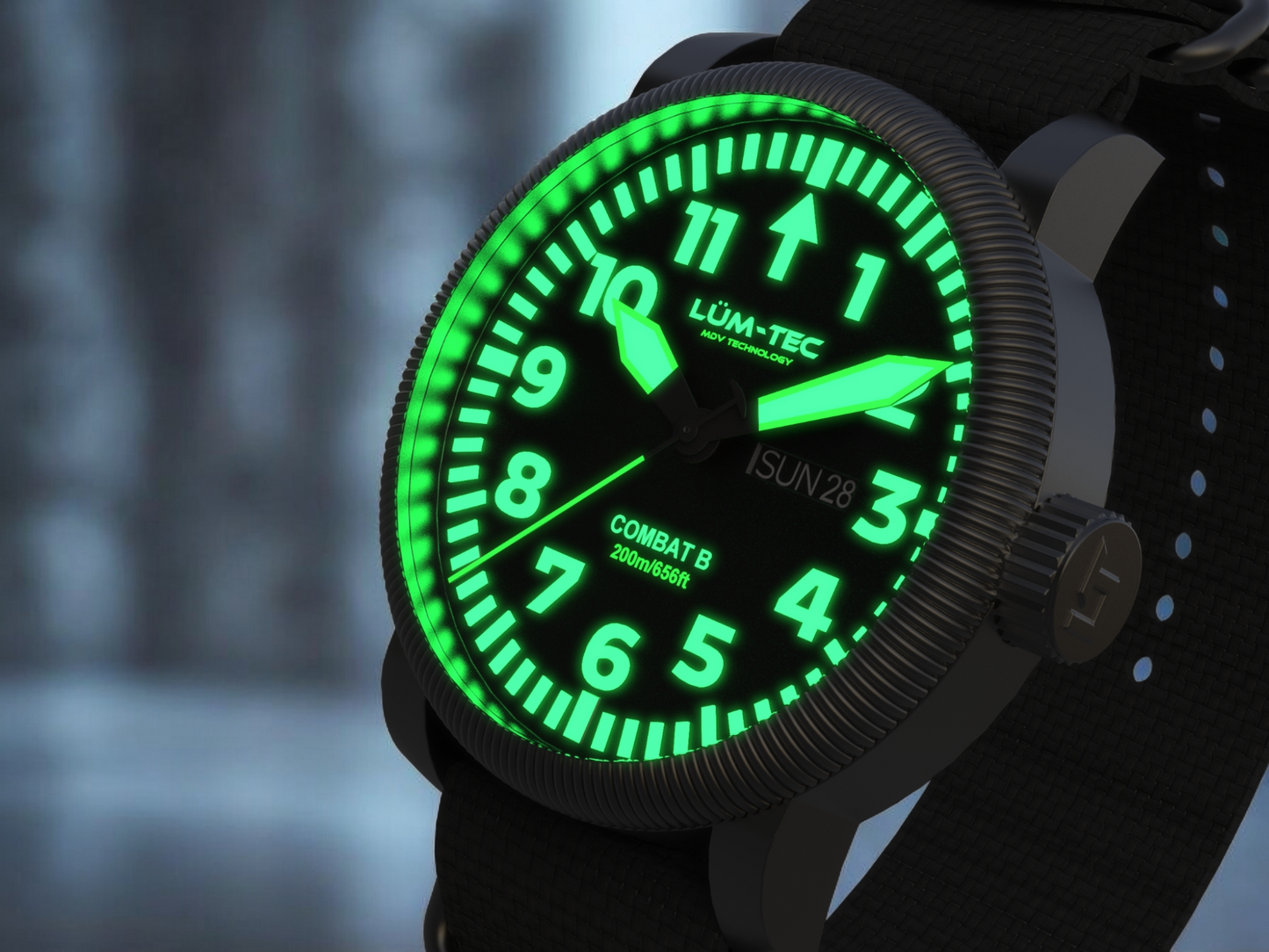 Lum-Tec Combat B B66 Day Date