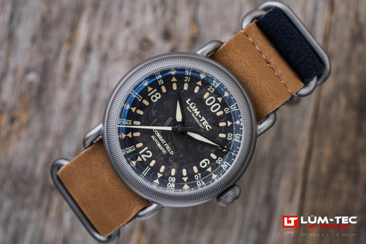 Lum-Tec Combat Field X5 Titanium with Forged Carbon Dial 24 Hour