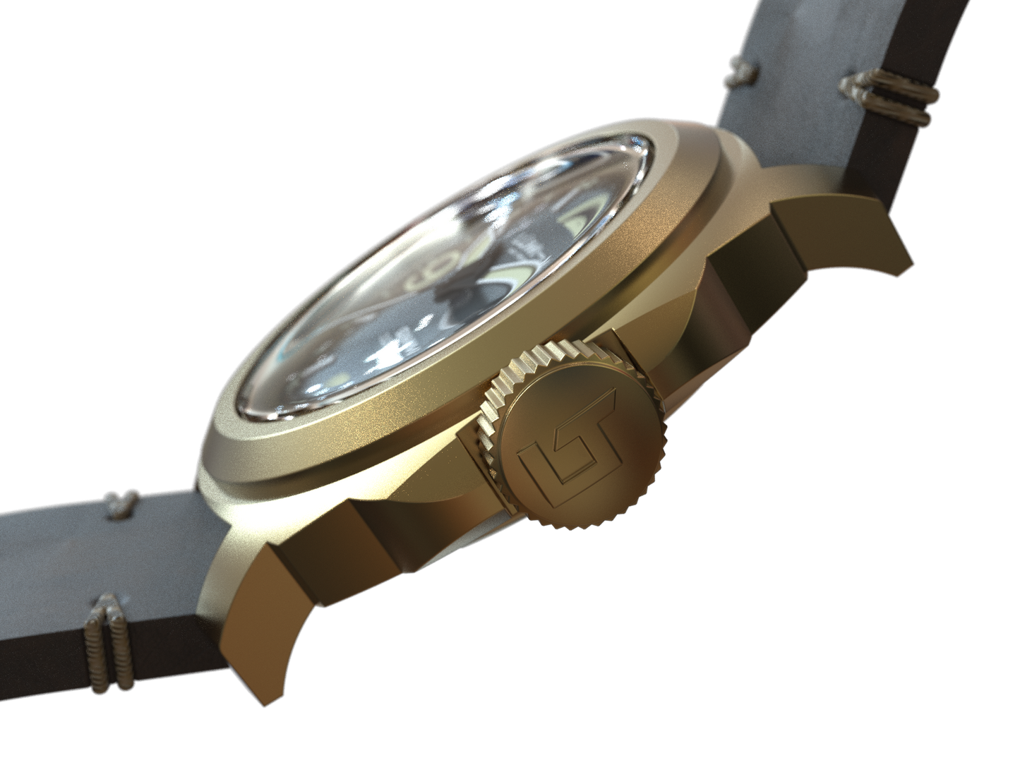 Lum-Tec M94 Bronze Date Automatic Watch