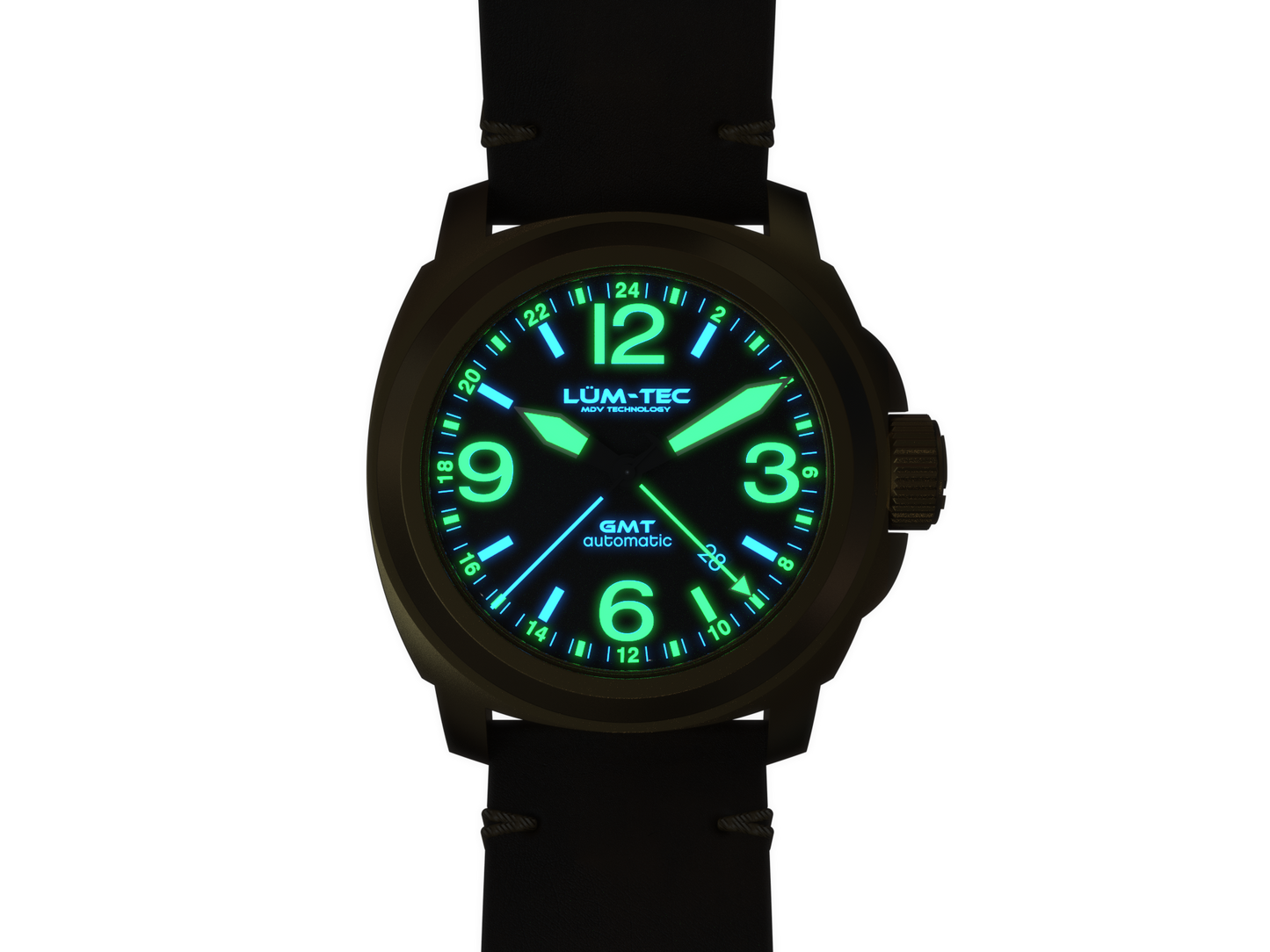 Lum-Tec M94 Bronze Date Automatic Watch