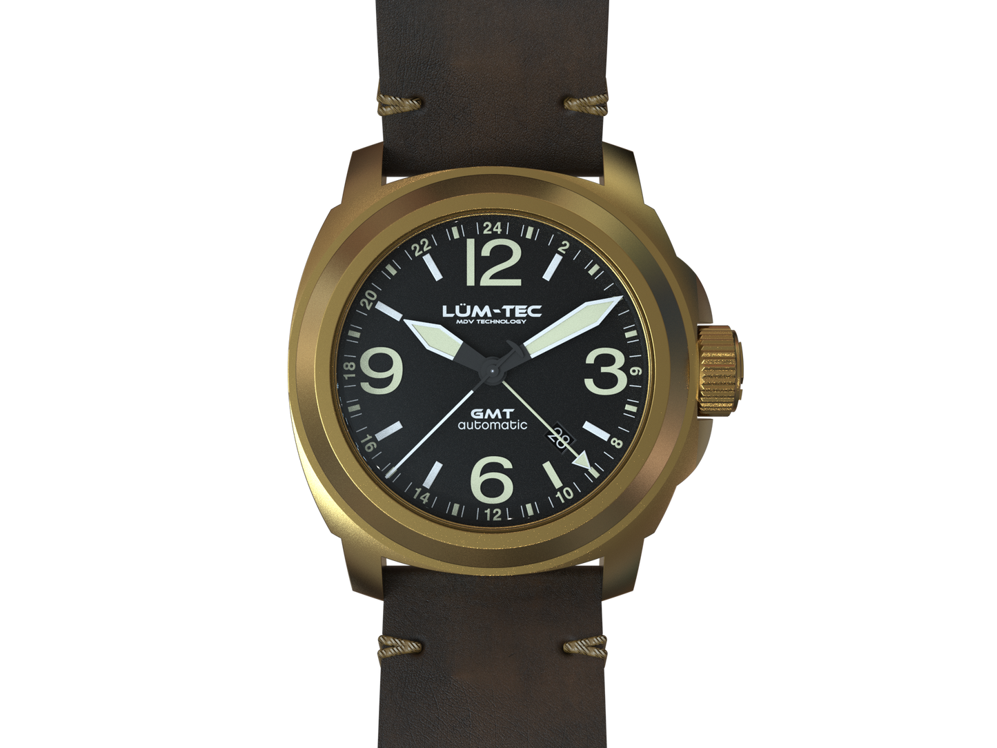 Lum-Tec M94 Bronze Date Automatic Watch