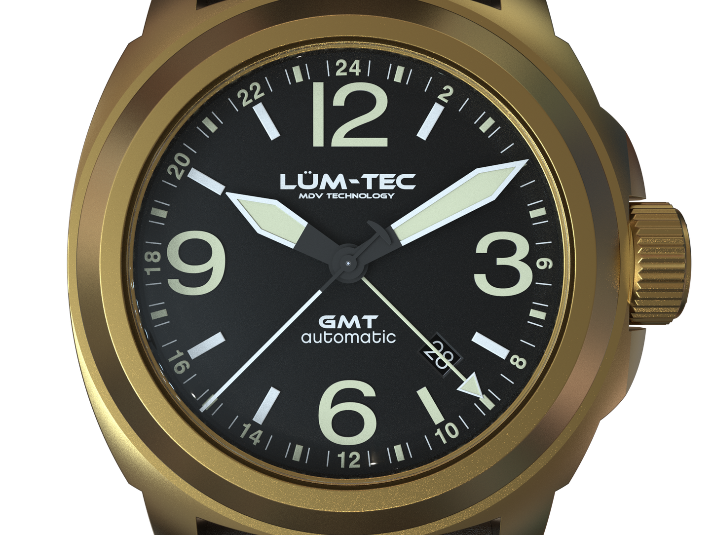Lum-Tec M94 Bronze Date Automatic Watch