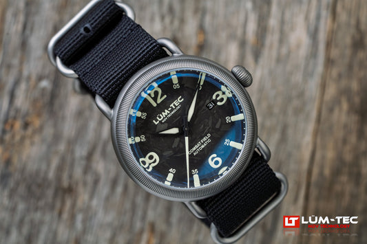 Lum-Tec Combat Field X4 Forged Carbon Dial Titanium Automatic Watch | American Field Watch