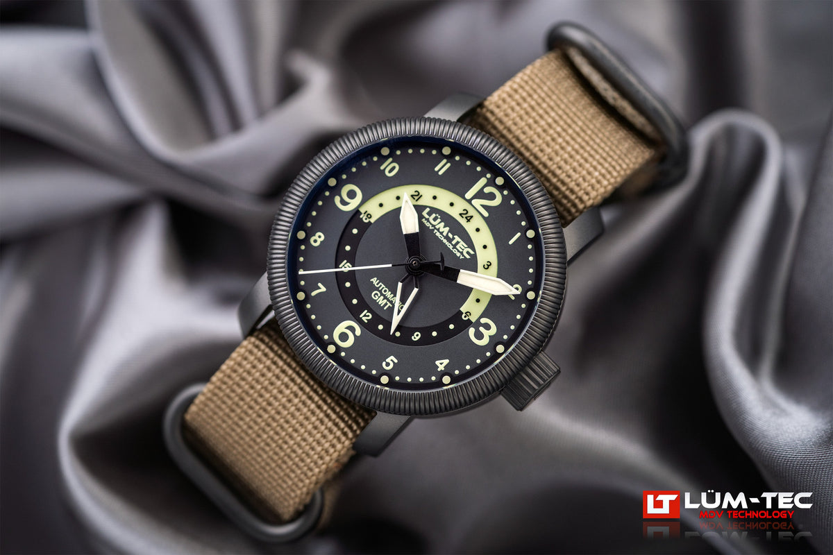 Lum-Tec 39mm Combat B74 GMT