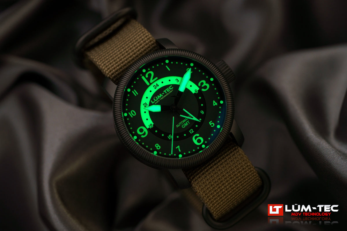 Lum-Tec 39mm Combat B74 GMT