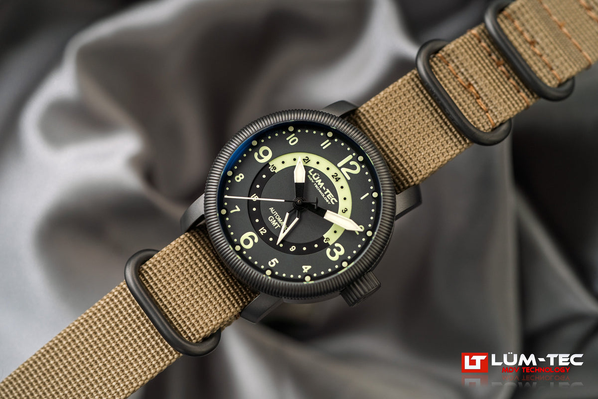 Lum-Tec 39mm Combat B74 GMT