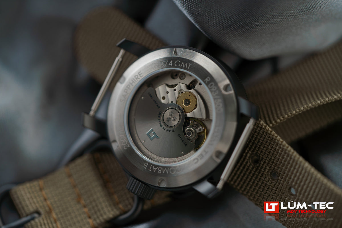 Lum-Tec 39mm Combat B74 GMT