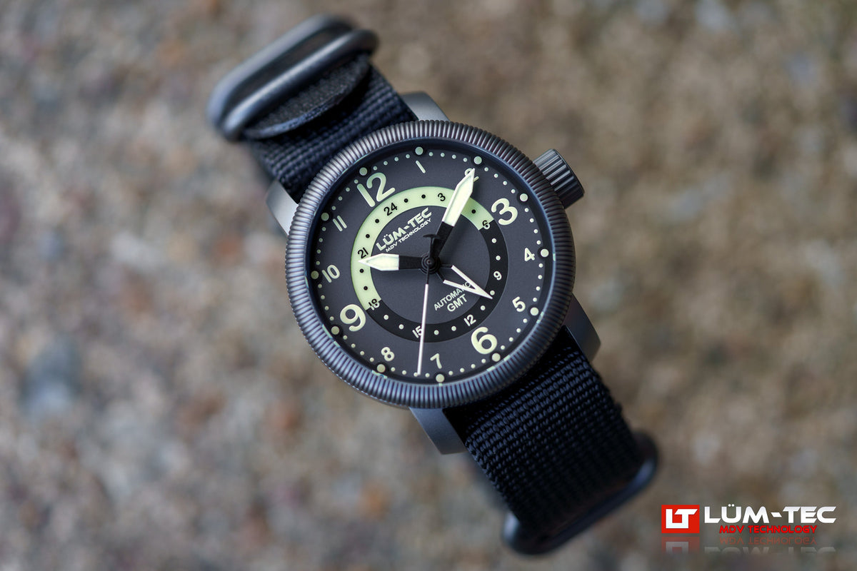 Lum-Tec 39mm Combat B74 GMT