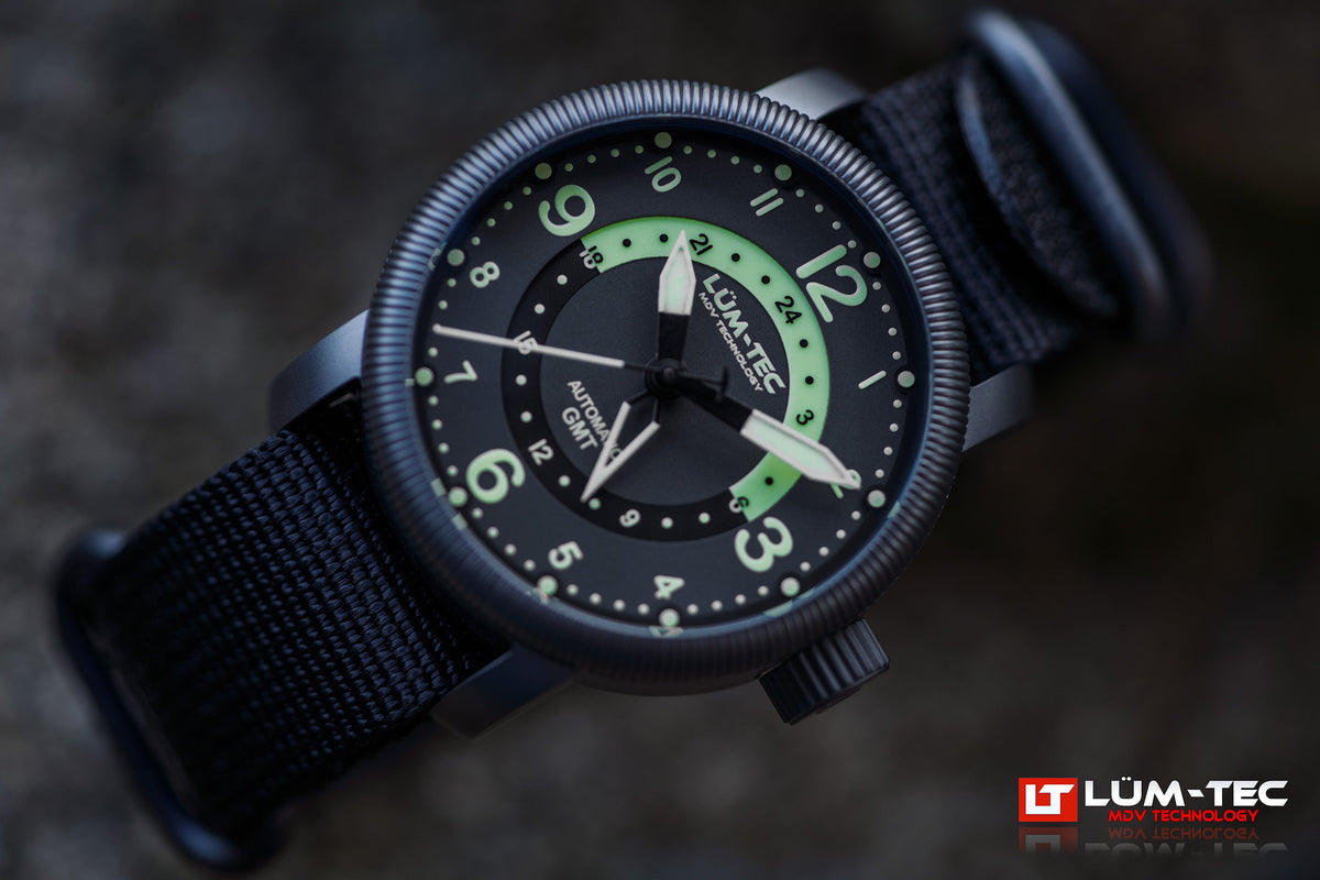 Lum-Tec 39mm Combat B74 GMT