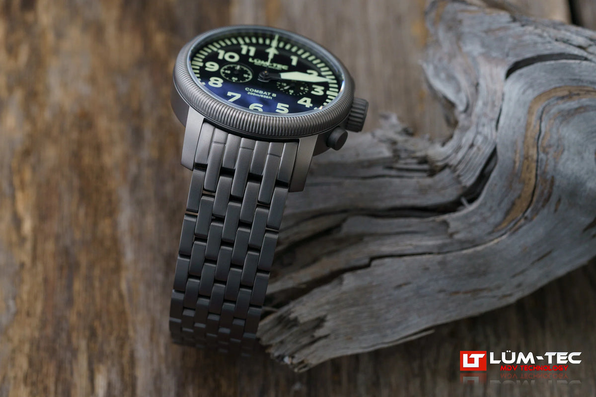 Lum-Tec Combat B Gunmetal PVD Bracelet