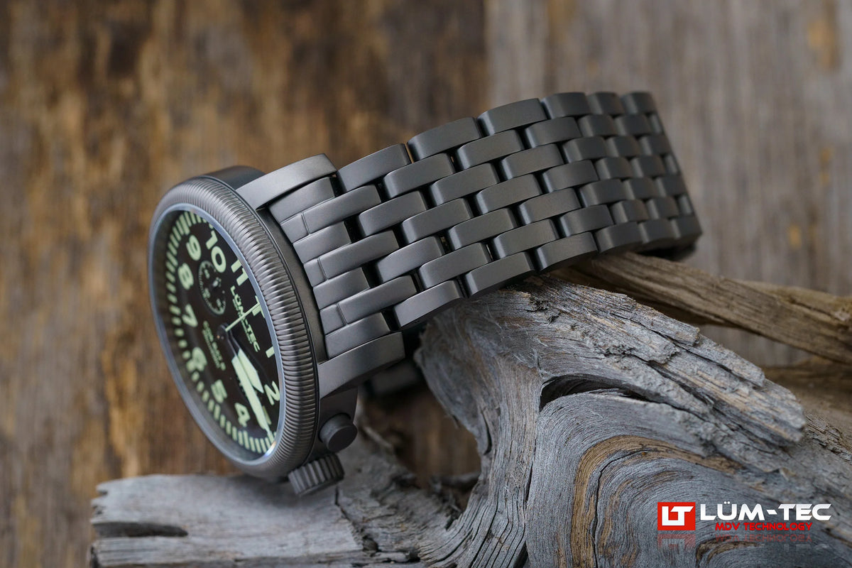 Lum-Tec Combat B Gunmetal PVD Bracelet