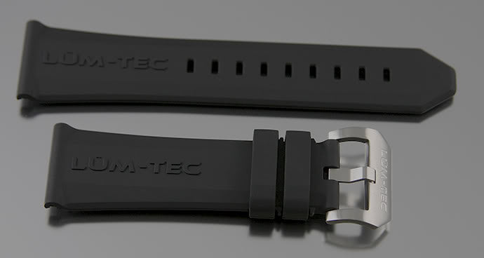 The Original Lüm-Tec OEM Rubber Strap 22mm, 24mm and 26mm