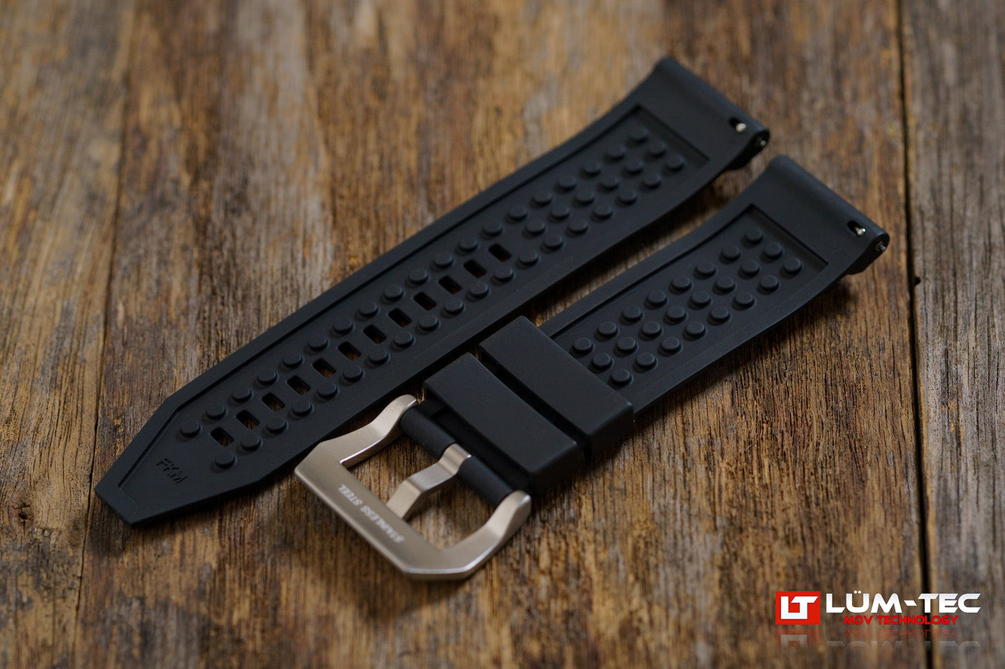 Lum-Tec NEW Upgrade FKM Rubber Strap – 24mm