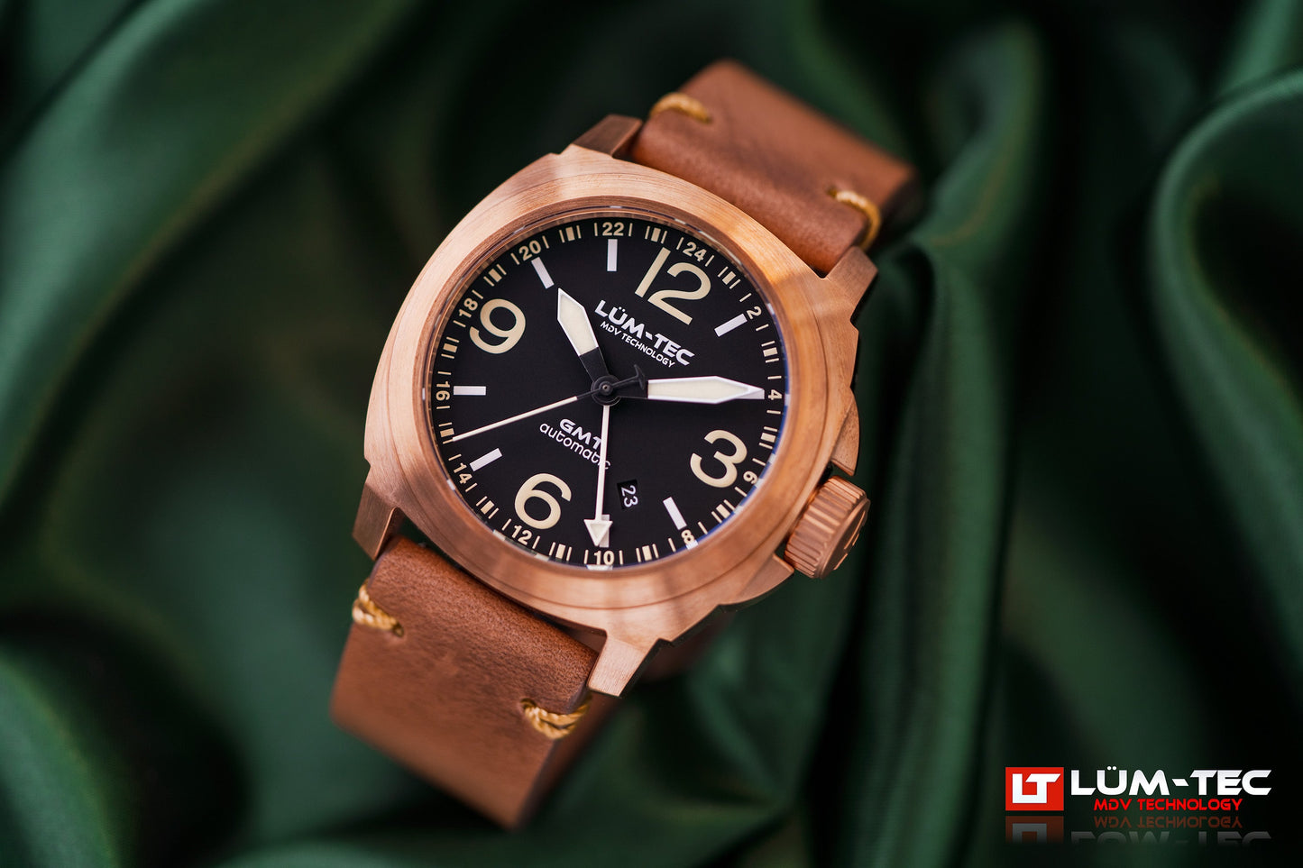 Lum-Tec M94 Bronze Date Automatic Watch